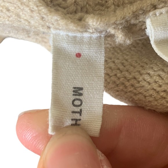 Anthropologie Moth Cowlneck Slouchy Fit Poncho Sweater Small Sleeveless - Picture 8 of 10